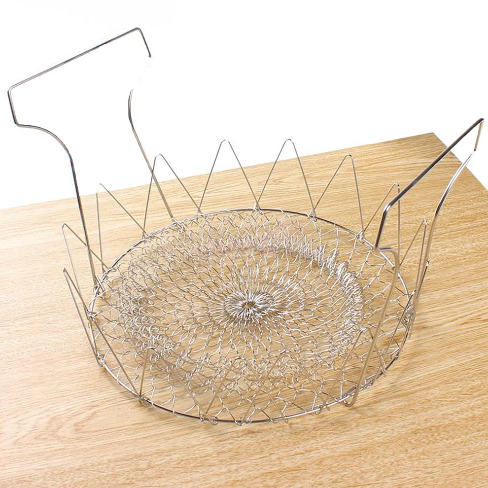 12 in 1 Foldable Strainer Chef Basket