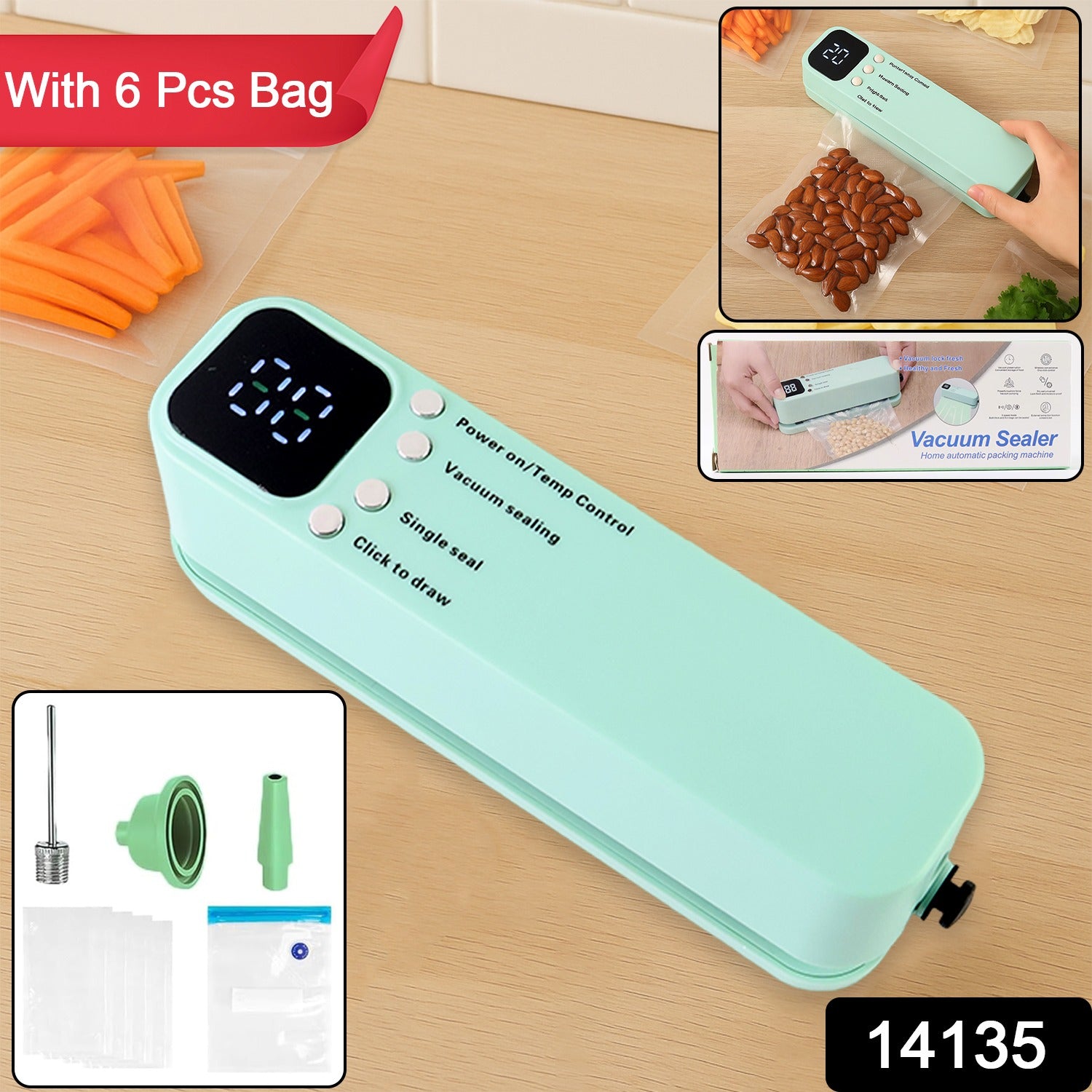 Rechargeable Electric Vacuum Sealer Machine